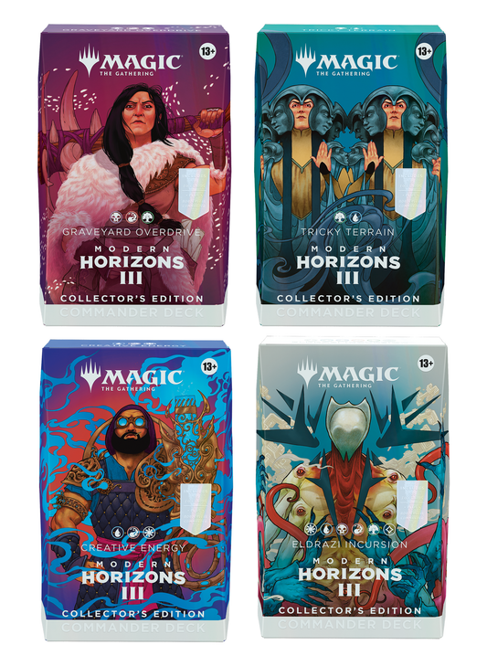 MTG Modern Horizons 3 (Set of 4) Commander Decks - Collector's Edition