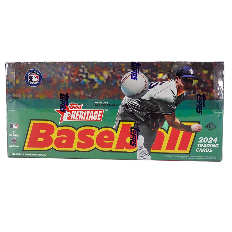 2024 Topps Heritage Baseball Hobby 12 Box Case