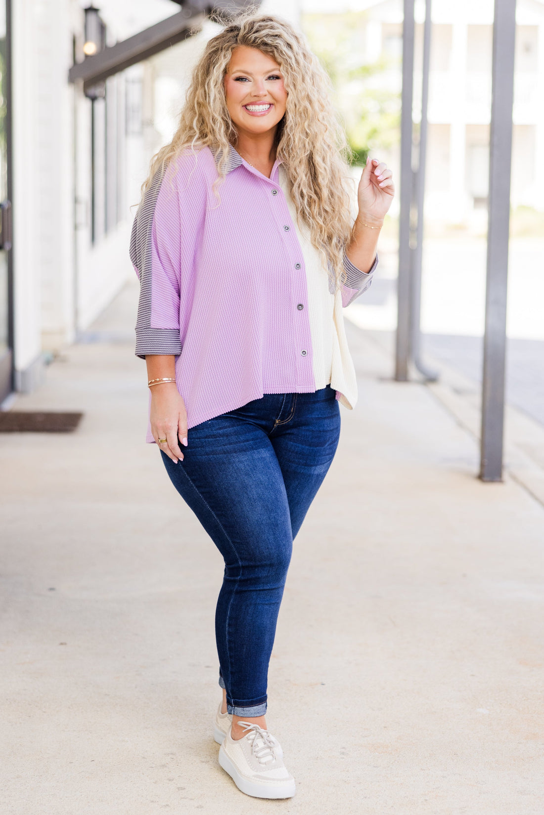 Easygoing Essential Top, Lavender