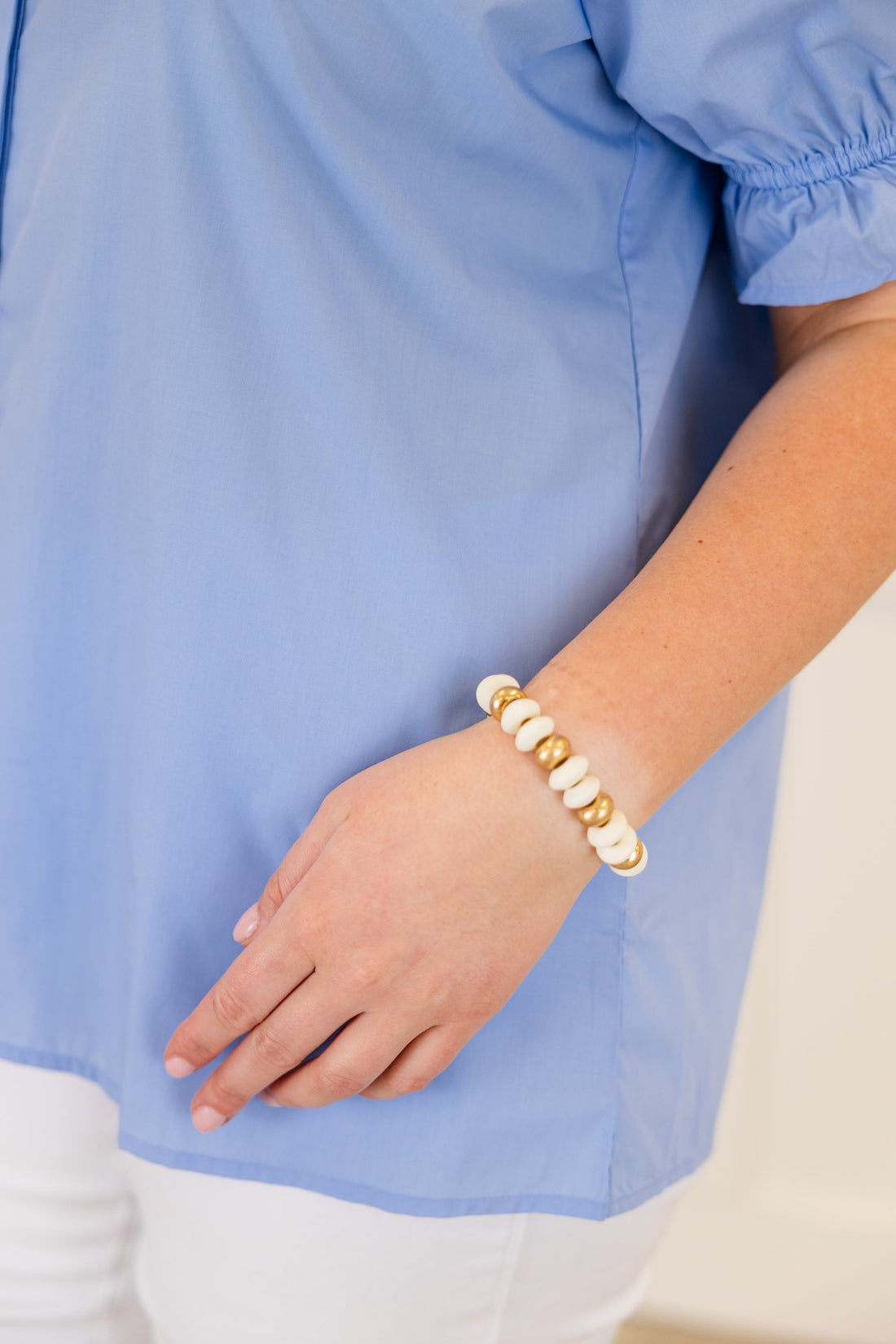 Floral Dreams Bracelet, Ivory