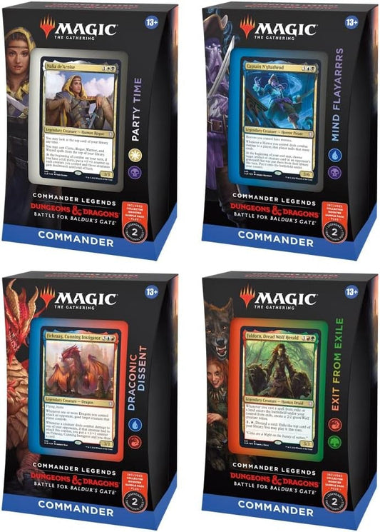 MTG Commander Legends: Battle for Baldur's Gate (Set of 4) Commander Decks