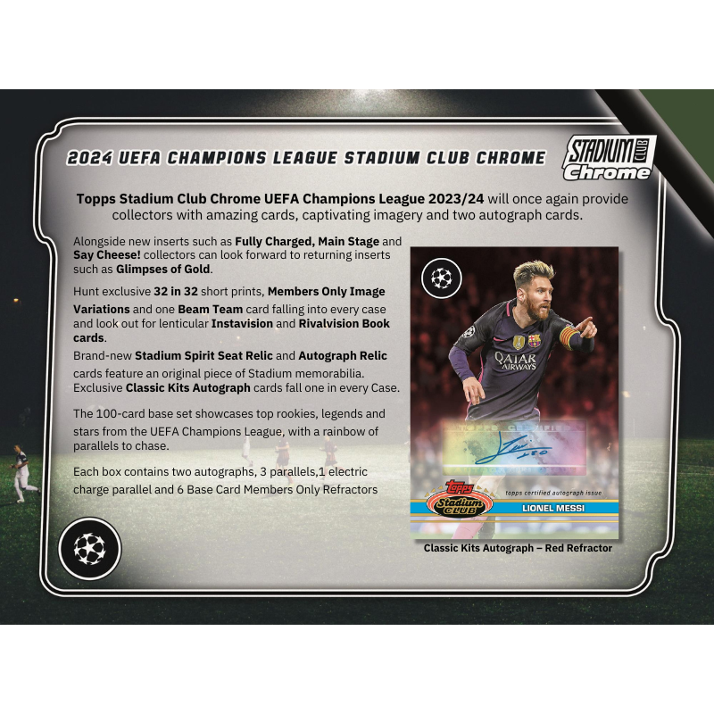 2023/24 Topps Stadium Club Chrome UEFA Soccer Breaker's Delight