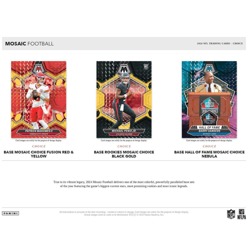 2024 Panini Mosaic Choice Football Box